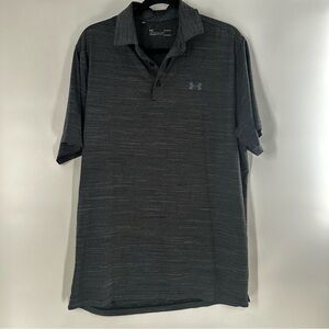 Under Armour Men's size Large Black Polo Shirt